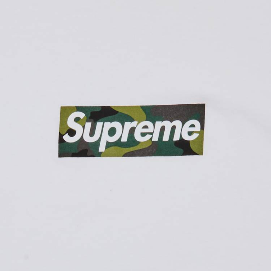 Supreme Camo Box Logo T Shirt White - Brand New