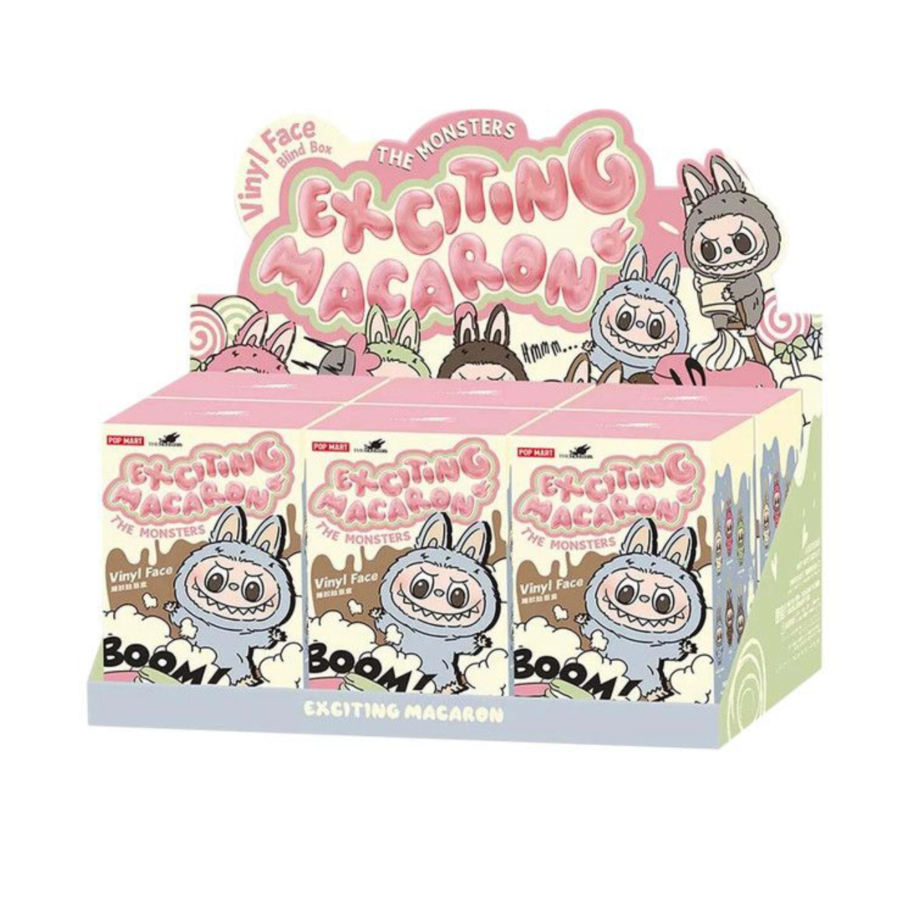 Labubu Exciting Macaron Blind Box Set Of 6 - Brand New