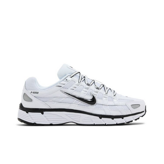 Nike P-6000 White Metallic Silver Black - Brand New